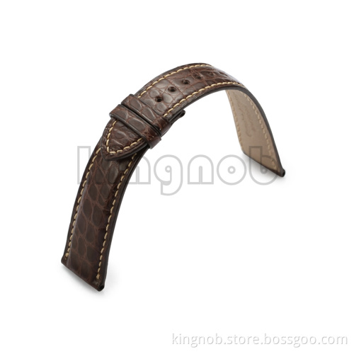 Quality 19mm 20mm 21mm 22mm Muit Color Genuine Real alligator Leather Watch Band Strap